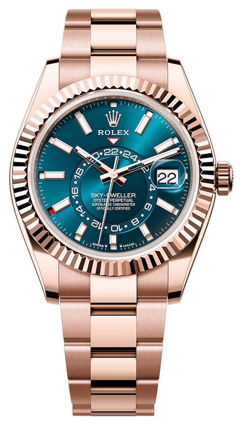 rolex blue face con scatola originale|Rolex Sky.